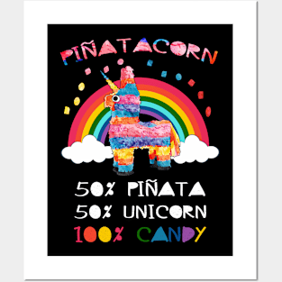 Pinatacorn 100% Candy Posters and Art